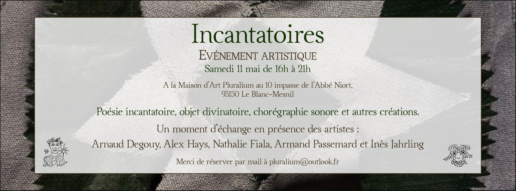 La Maison d'Art Pluralium vous souhaite une très belle année 2019 ! Avec Arnaud Degouy, Alex Hays, Camille Tutin, Nathalie Fiala, Armand Passemard et Ania Midori.