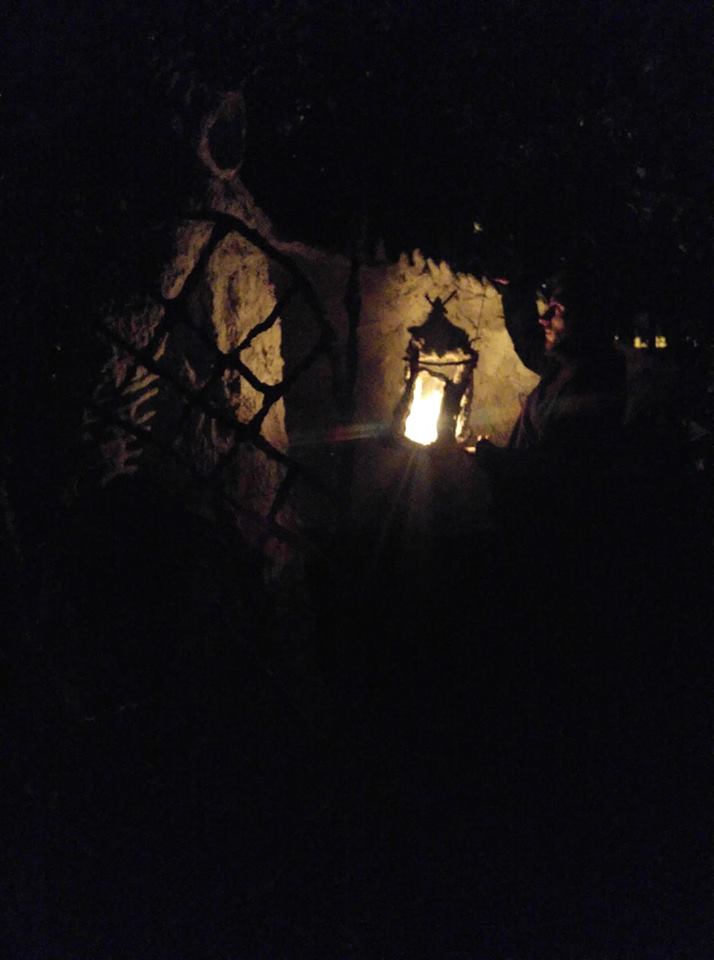 Mises en lumière de l'ange Ezékiel d'Arnaud Degouy.