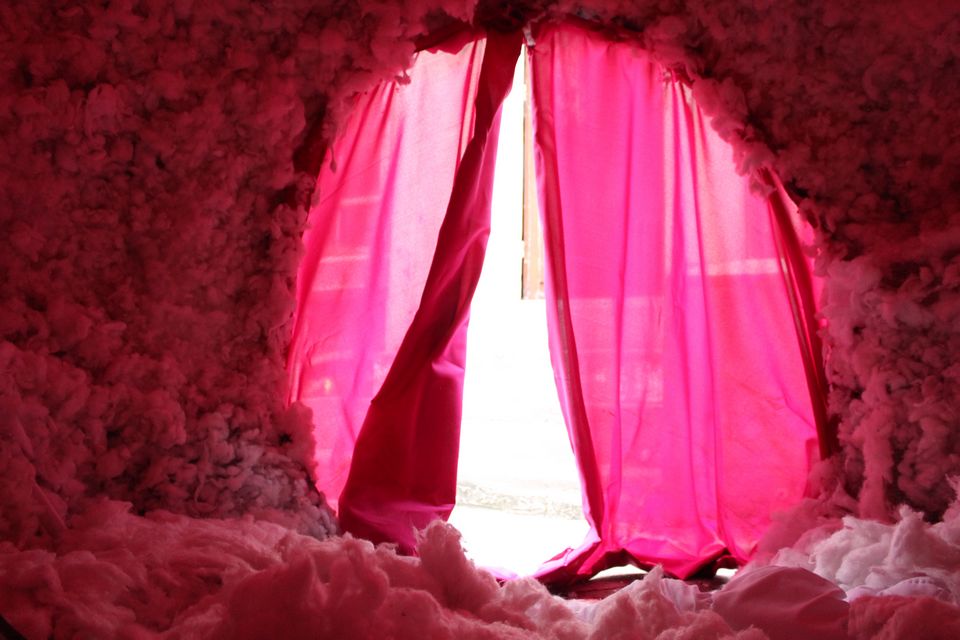 Milady, intérieur de l'installation artistique de l'artiste Leïla El Maamar